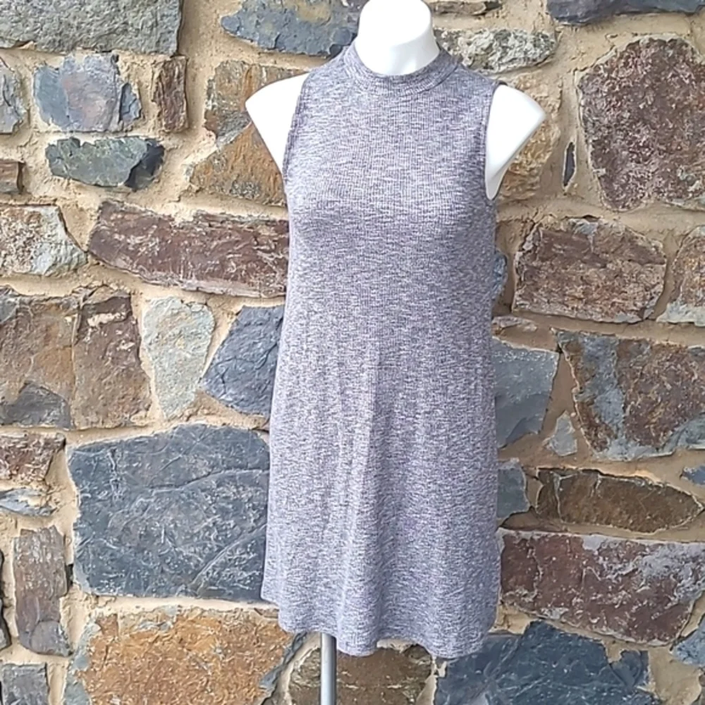 NWT Madewell Marled Mockneck Swingy Tank Dress size XS